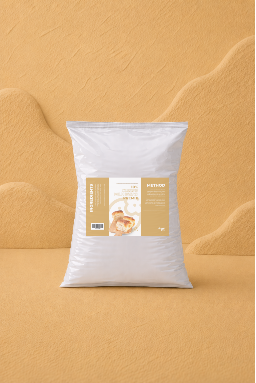 Dough Pro 10% Milk Bread Premix 25kg product packaging