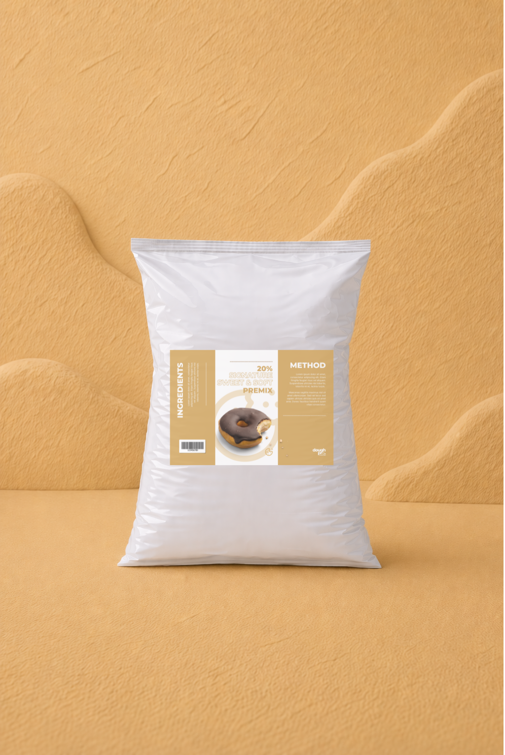 Dough Pro 20% Signature Sweet and Soft Premix 25kg product packaging