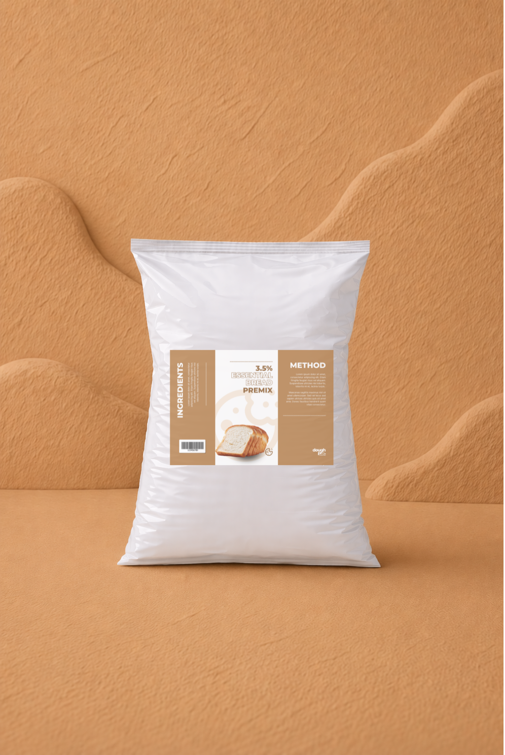 Dough Pro 3.5% Essential Bread Premix 25kg product packaging