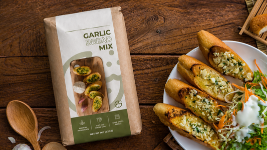 Easy Garlic Bread Recipe Using Dough Pro Garlic Bread Mix