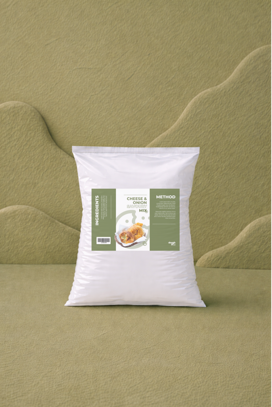 Dough Pro Cheese and Onion Savoury Mix 12.5kg product packaging