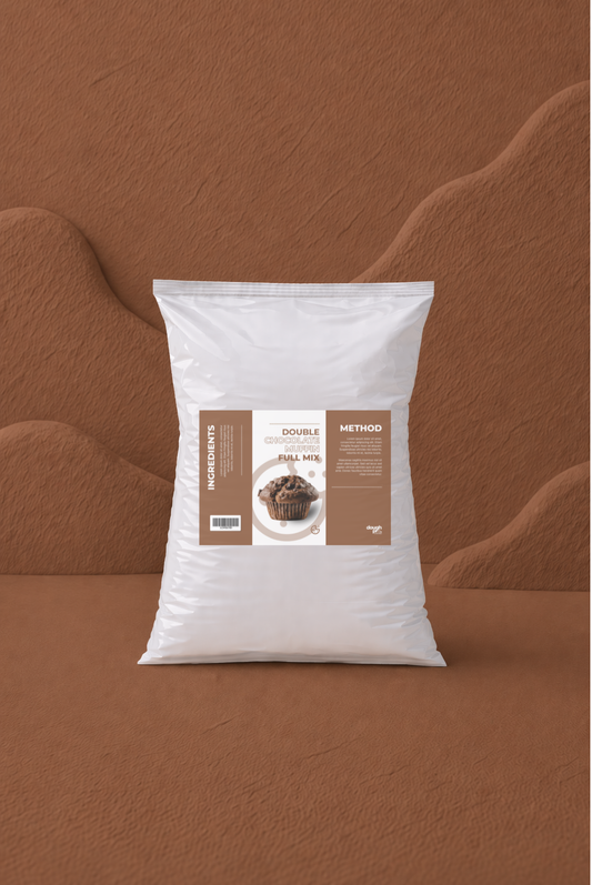 Dough Pro Double Chocolate Muffin Full Mix 20kg product packaging