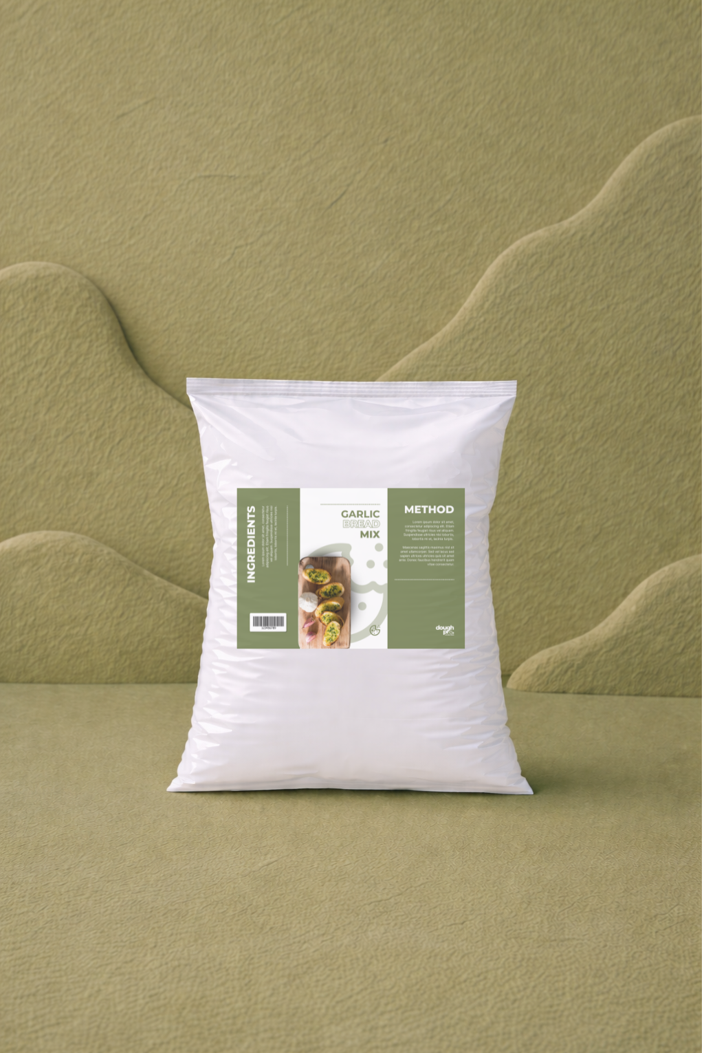 Dough Pro Garlic Bread Mix 12.5kg product packaging